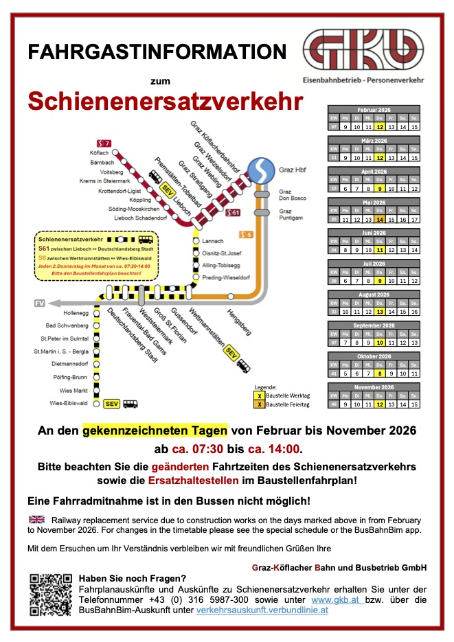 Sonderfahrplan