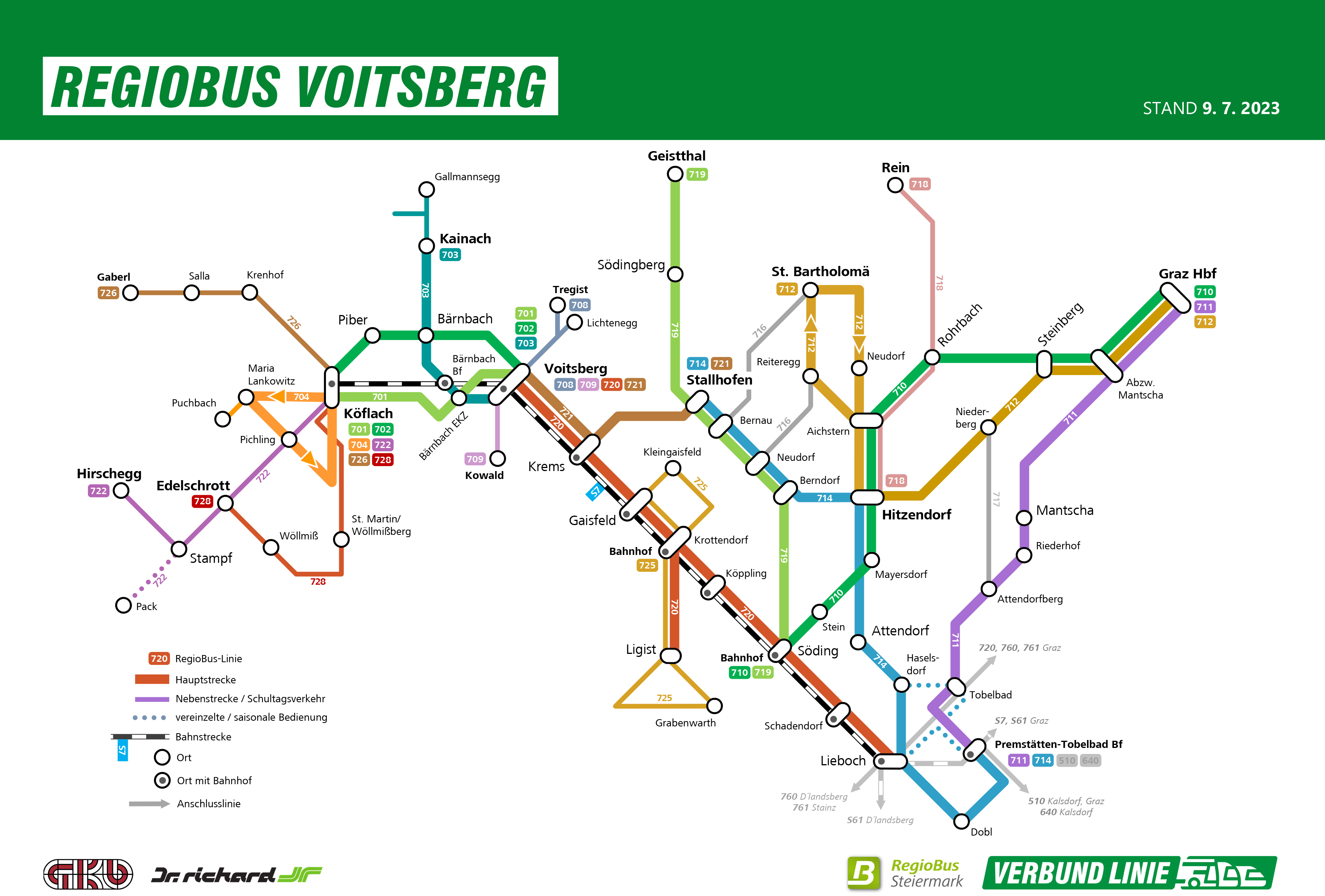 Liniennetz Voitsberg