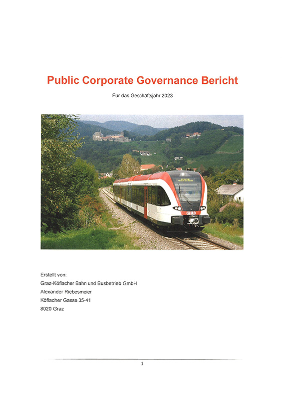 Public Corporate Governance Bericht 2023