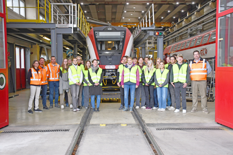 Betriebsbesuch der FH Kapfenberg - Künftige Fachkräfte auf Visite bei der GKB