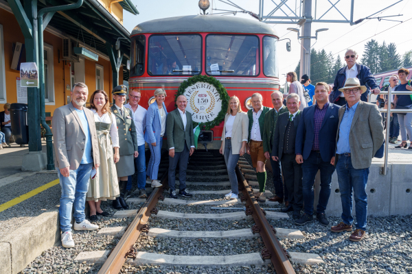 GKB feierte Jubiläum 150 Jahre Wieserbahn